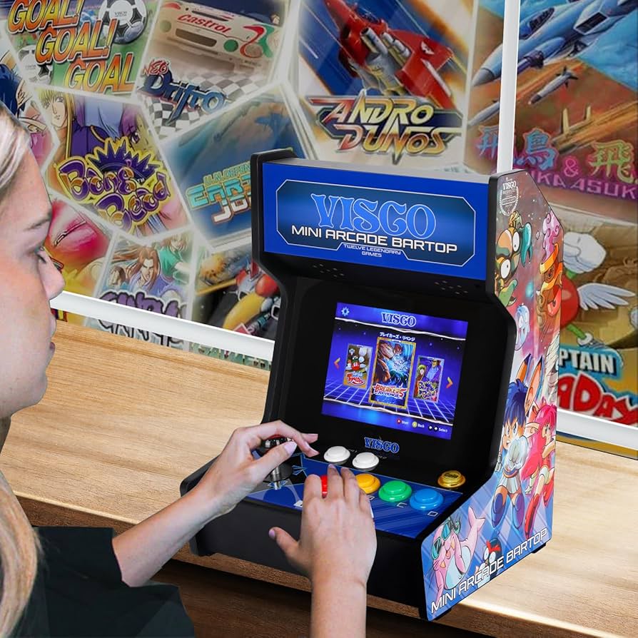 UNICO VISCO ミニ アーケードバートップ レトロゲームコンソール Amazon.co.jp: UNICO • VISCO ミニ アーケードバートップ レトロ